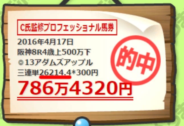 うまラボ 倍率 26214.4倍