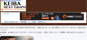 競馬ヒートグラフ