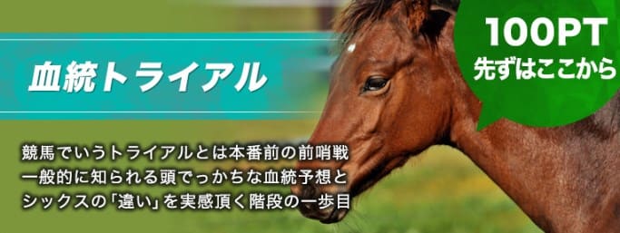 血統シックス 登録特典だけで3連複情報が無料で買える