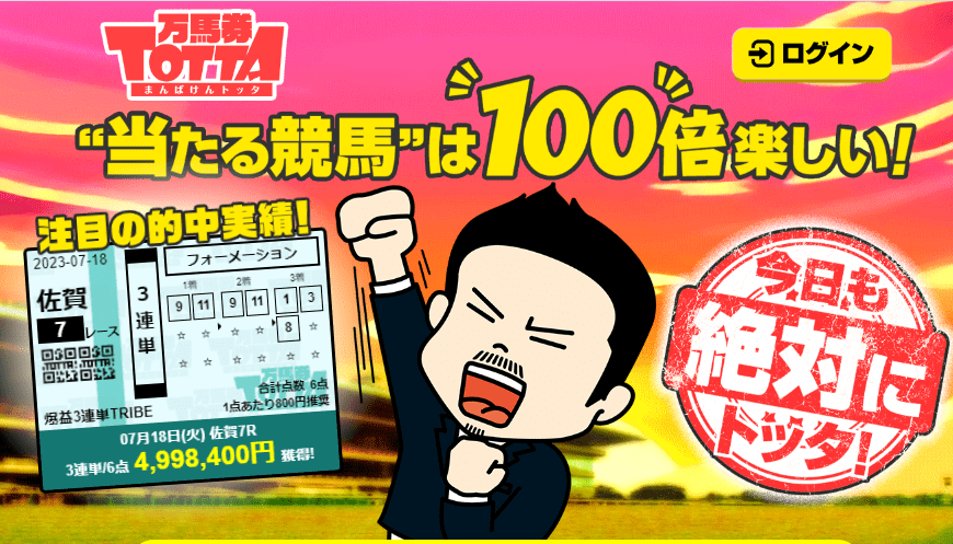 競馬予想サイト 万馬券TOTTA