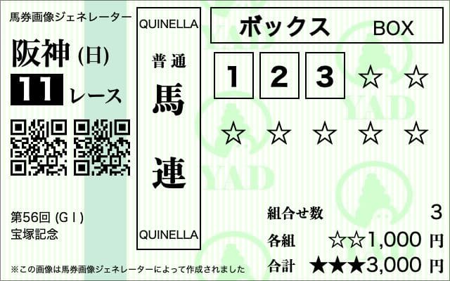 馬単ボックス
