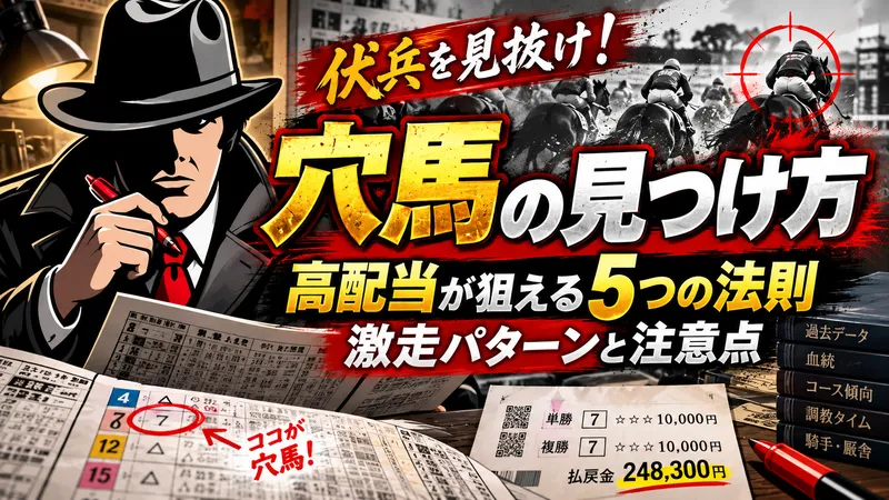 穴馬の見つけ方